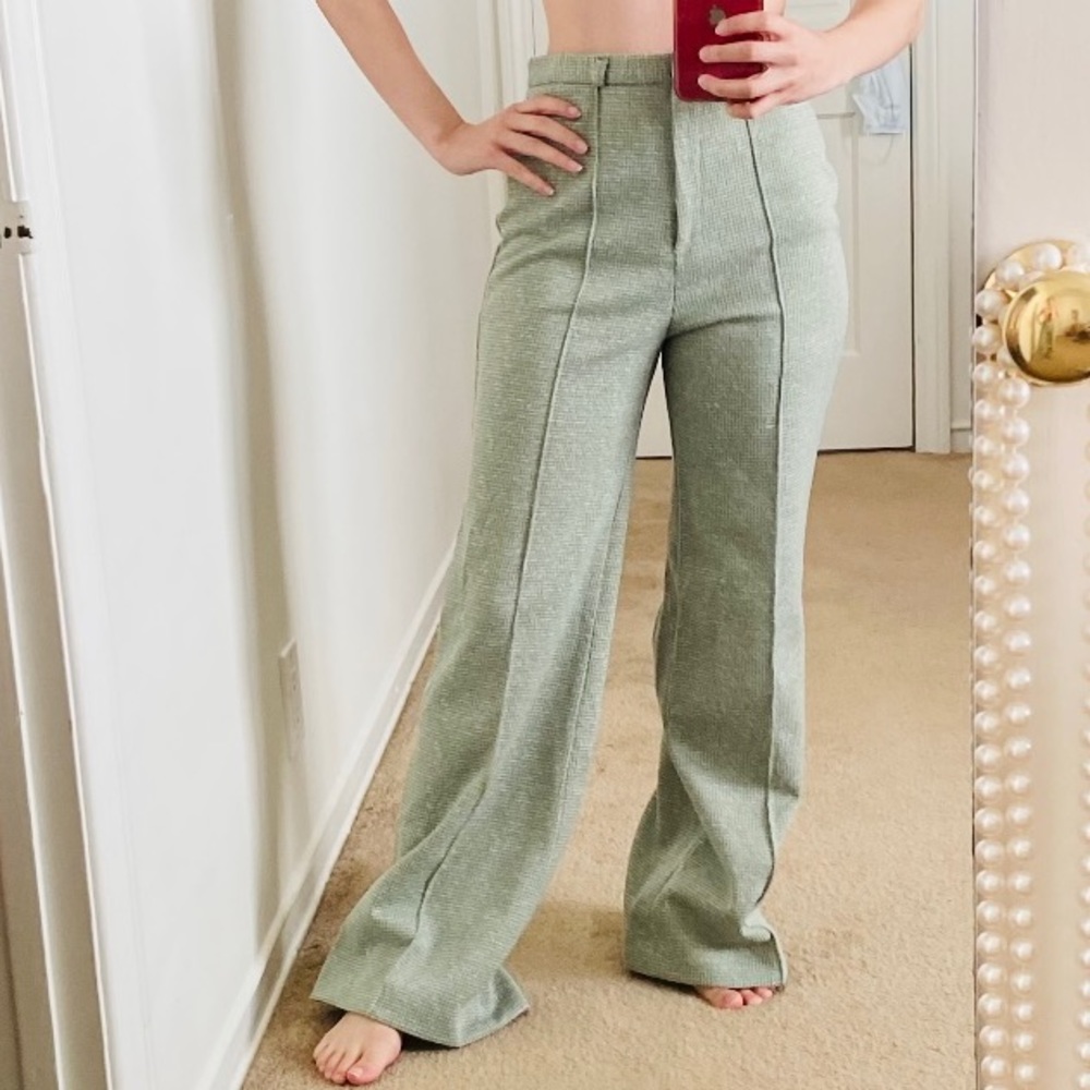 Campus Casuals Los Angeles Vintage Green Pants SZ 2